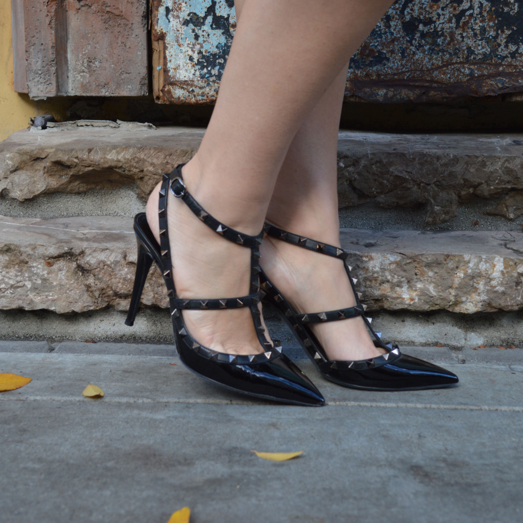 valentino rockstuds noir