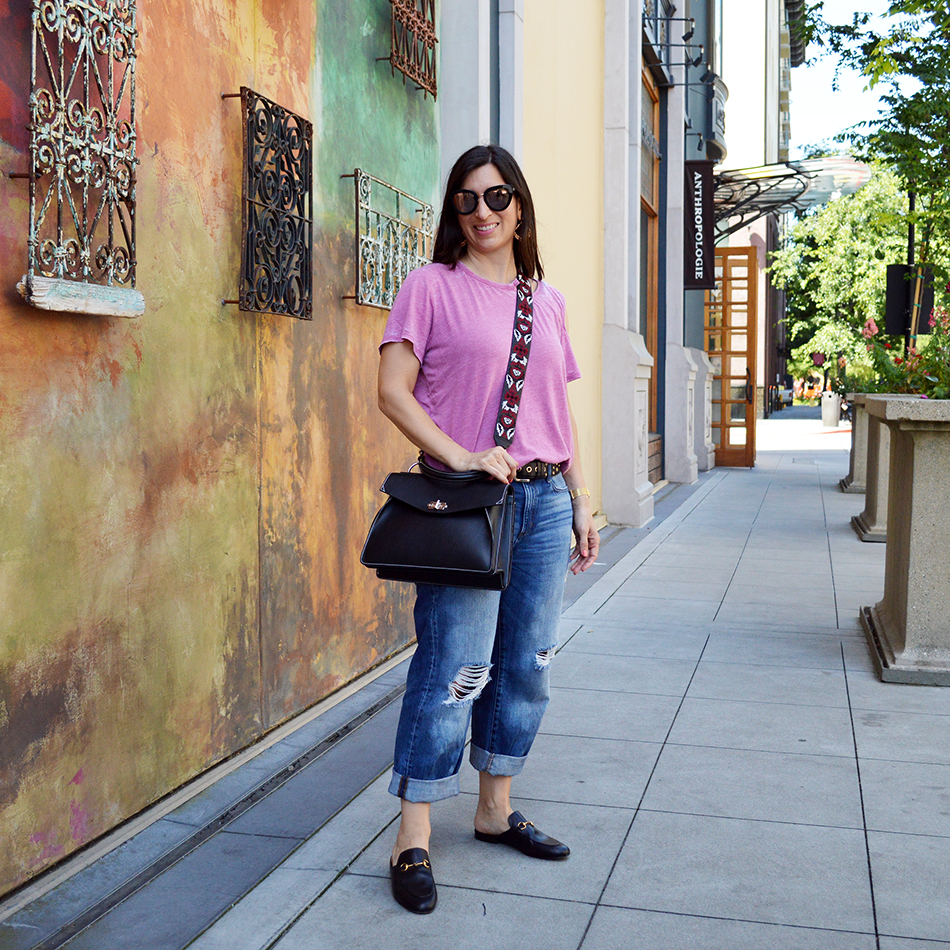 gucci princeton mules casual jeans