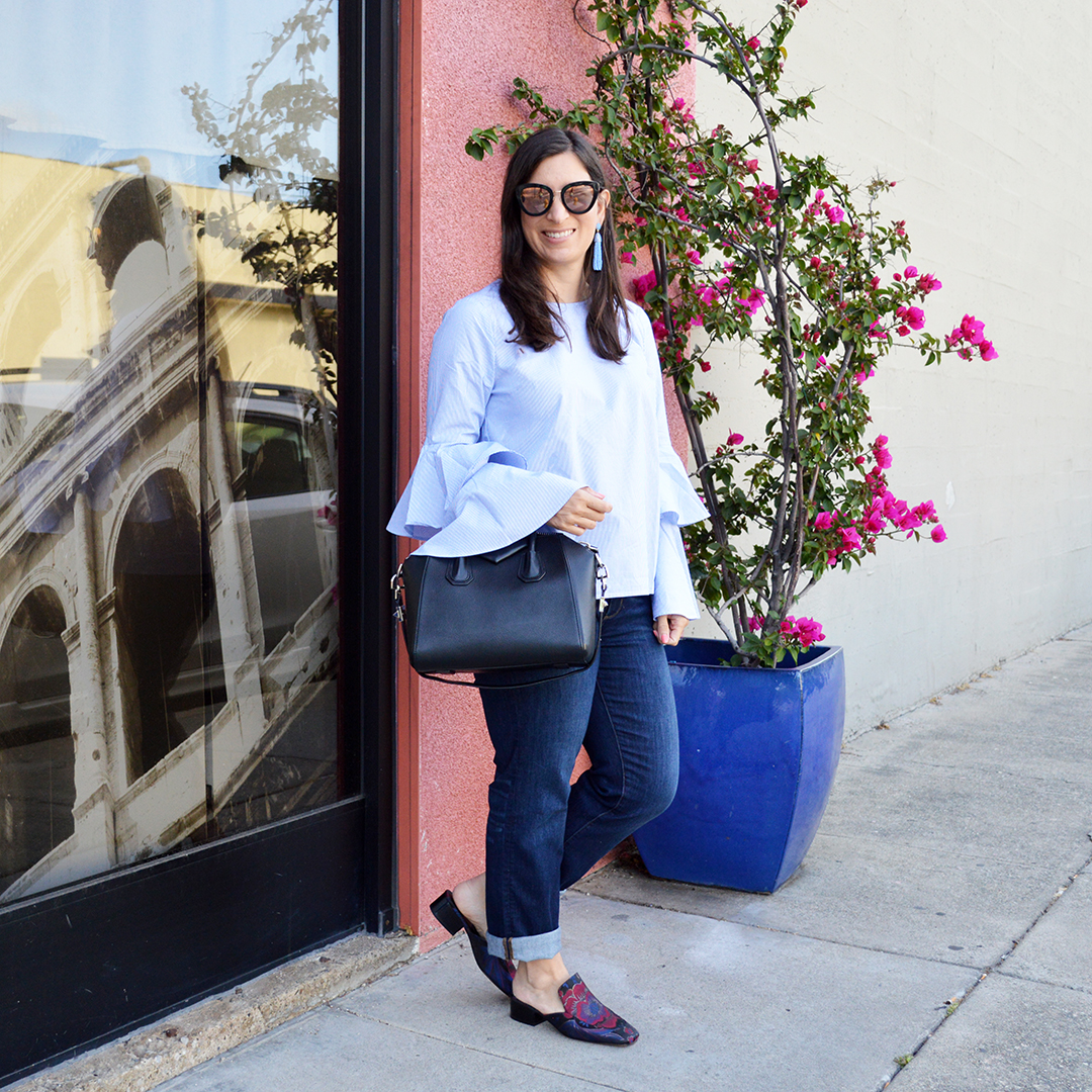 tiered sleeve top fall 2017