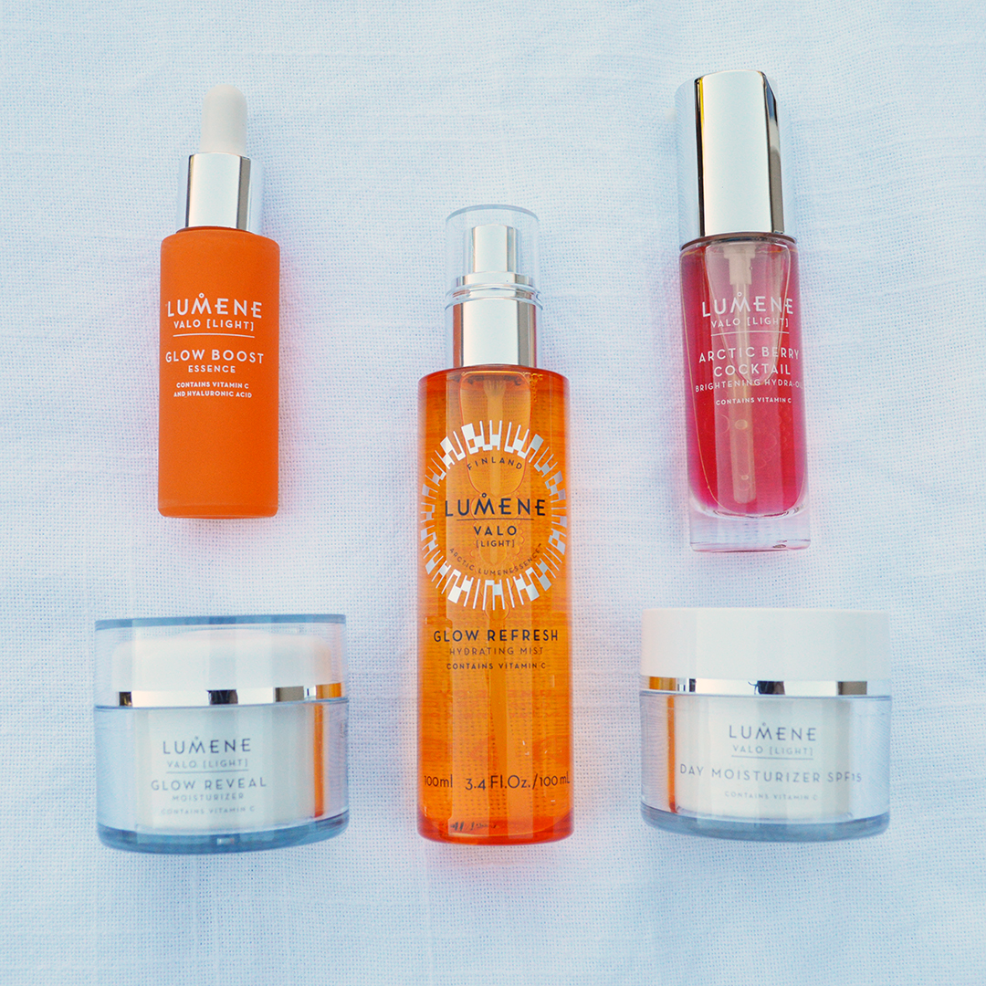 lumene valo skin care review blogger
