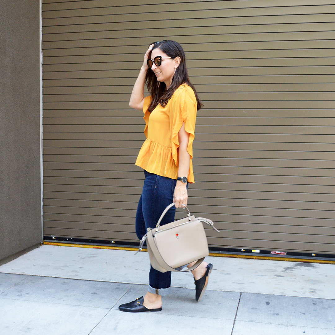 fall peplum top