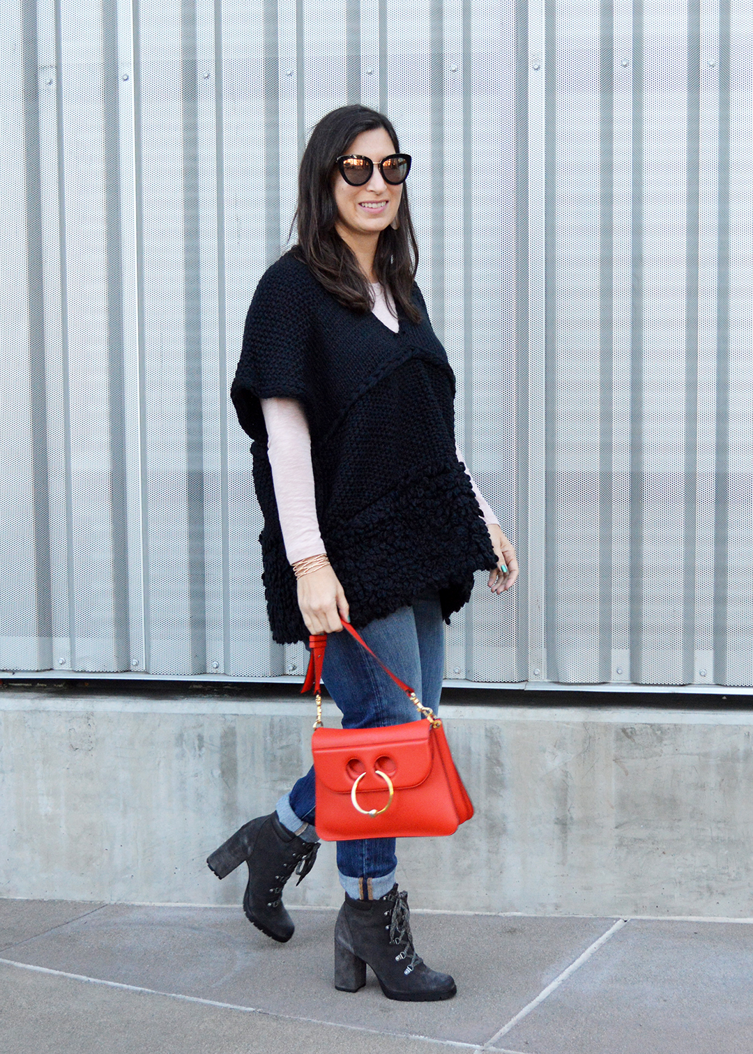style winter poncho bay area