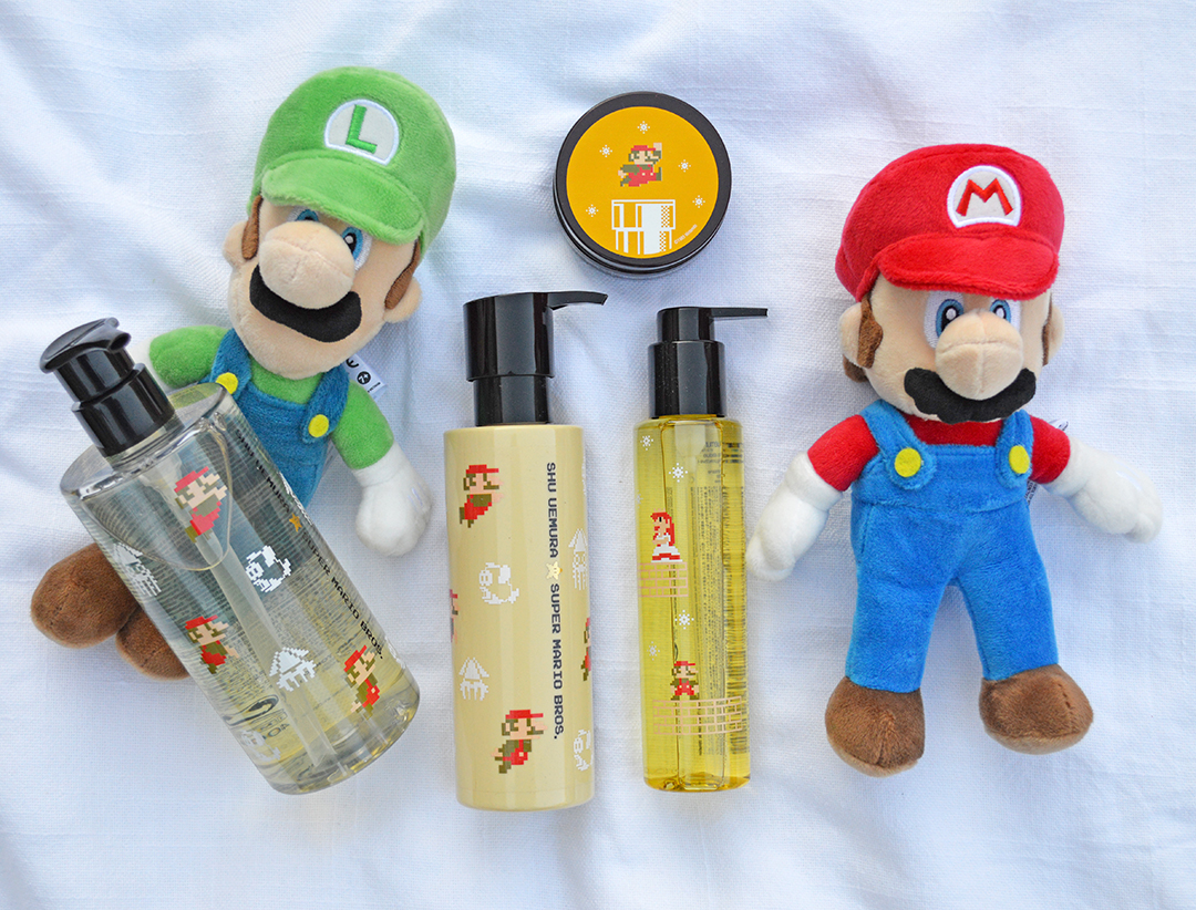mario bros shu uemura hair care collection