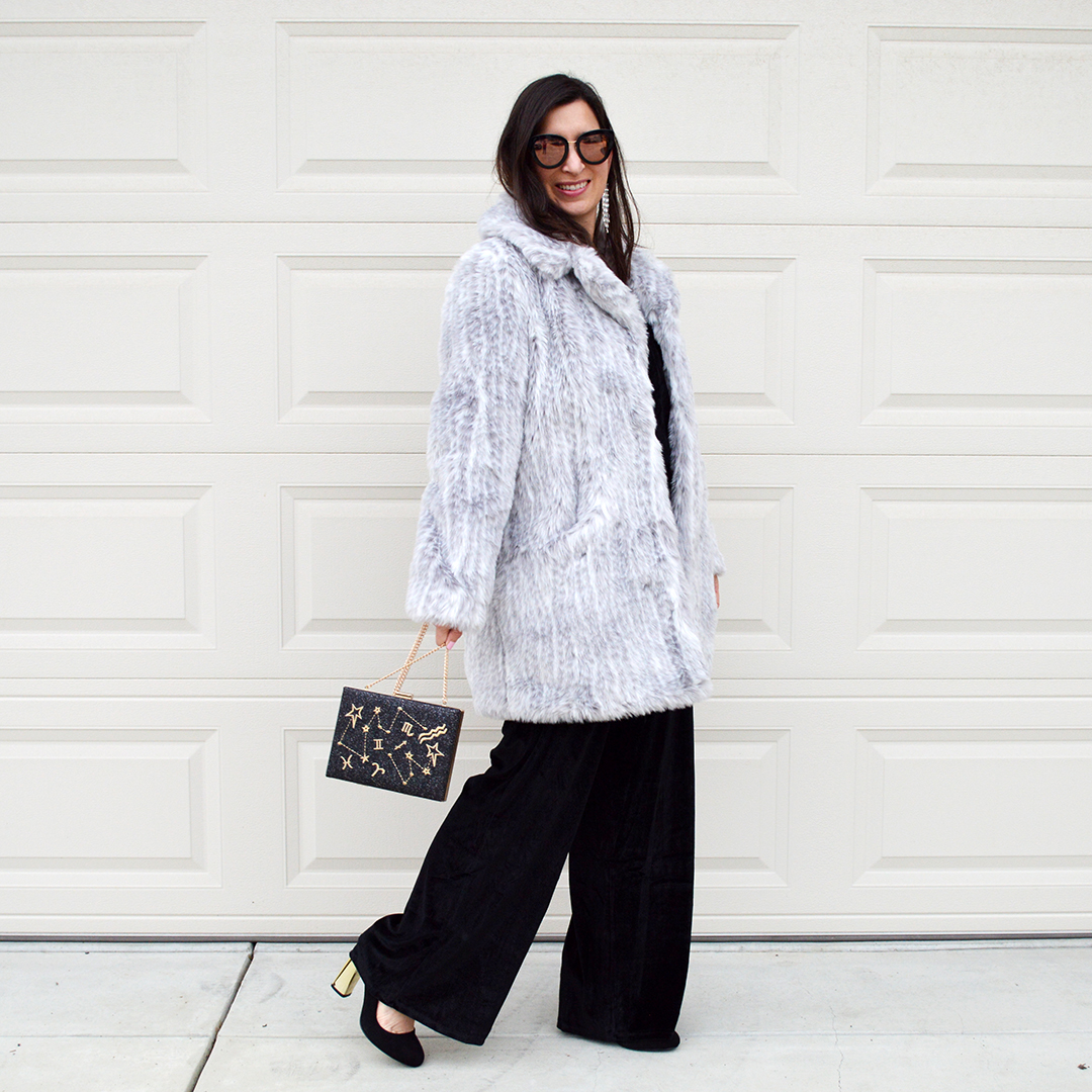 comfortable evening jumpsuit outfit idea