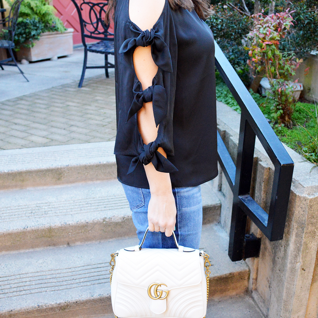 tie sleeve details