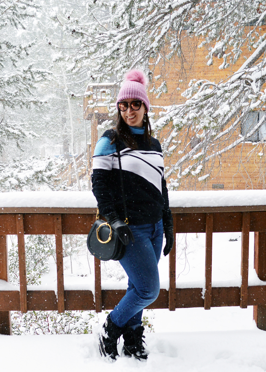 how to wear spring clothing in the winter