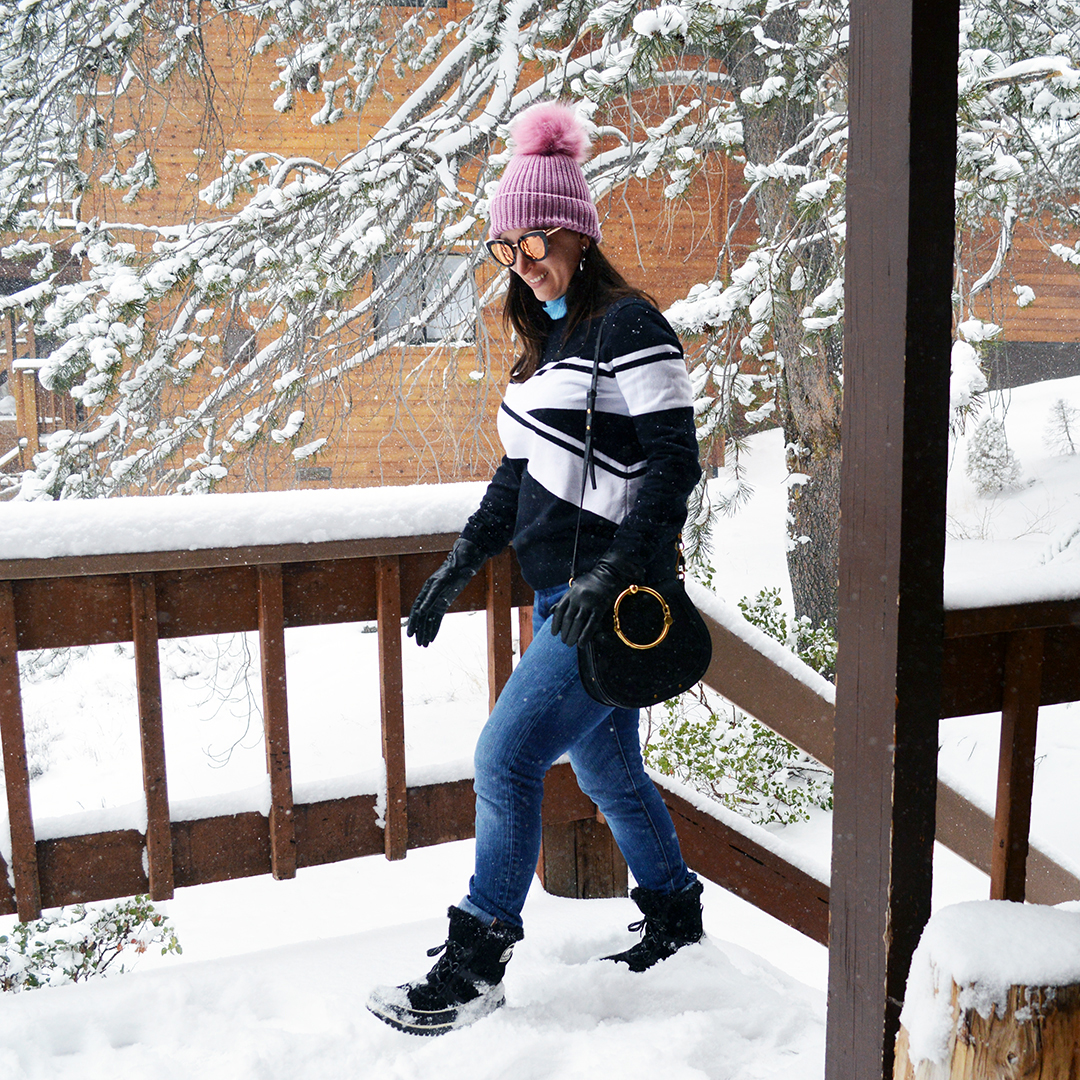 how to wear spring clothing in the winter
