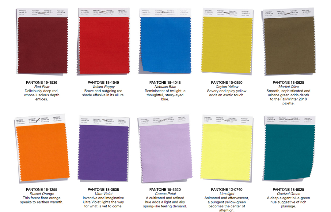 fall 2018 color trends new york fashion week