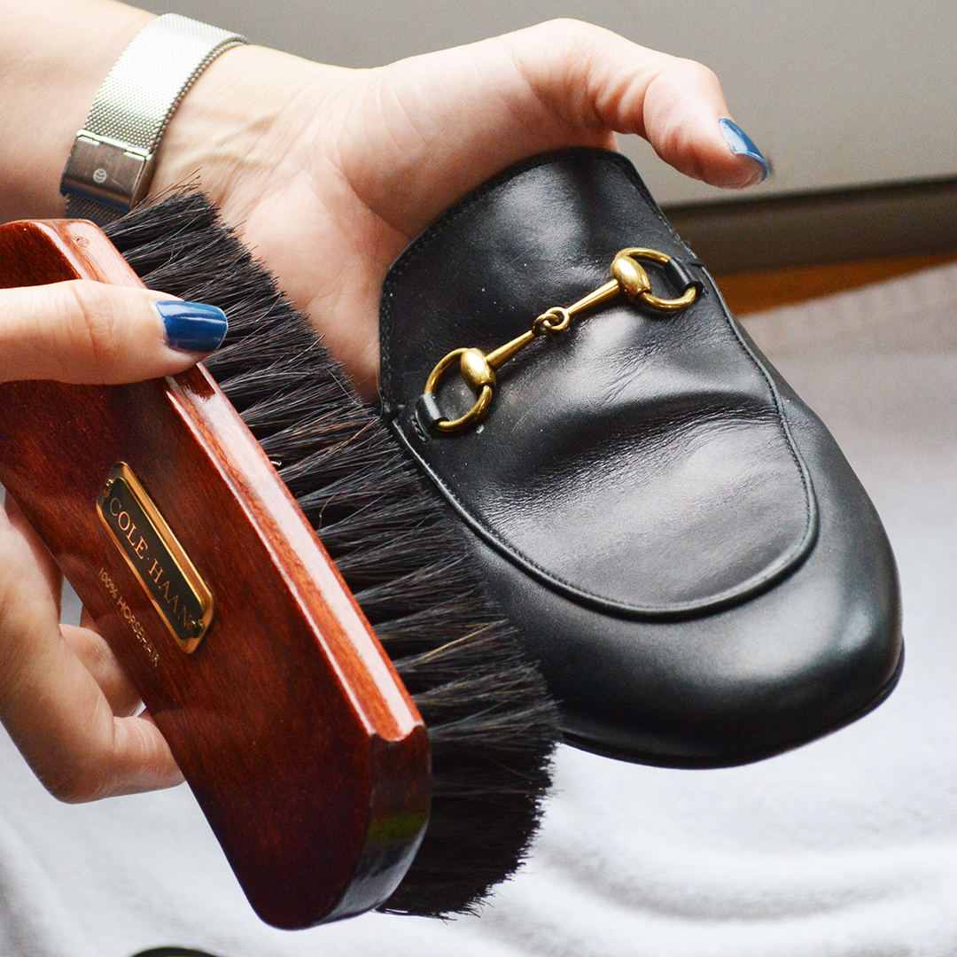 how to shine your shoes at home