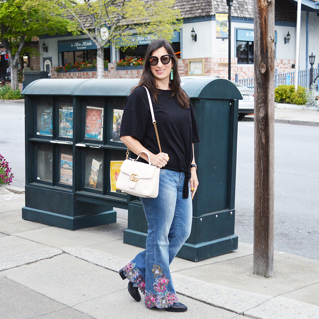 spring embellished denim trend