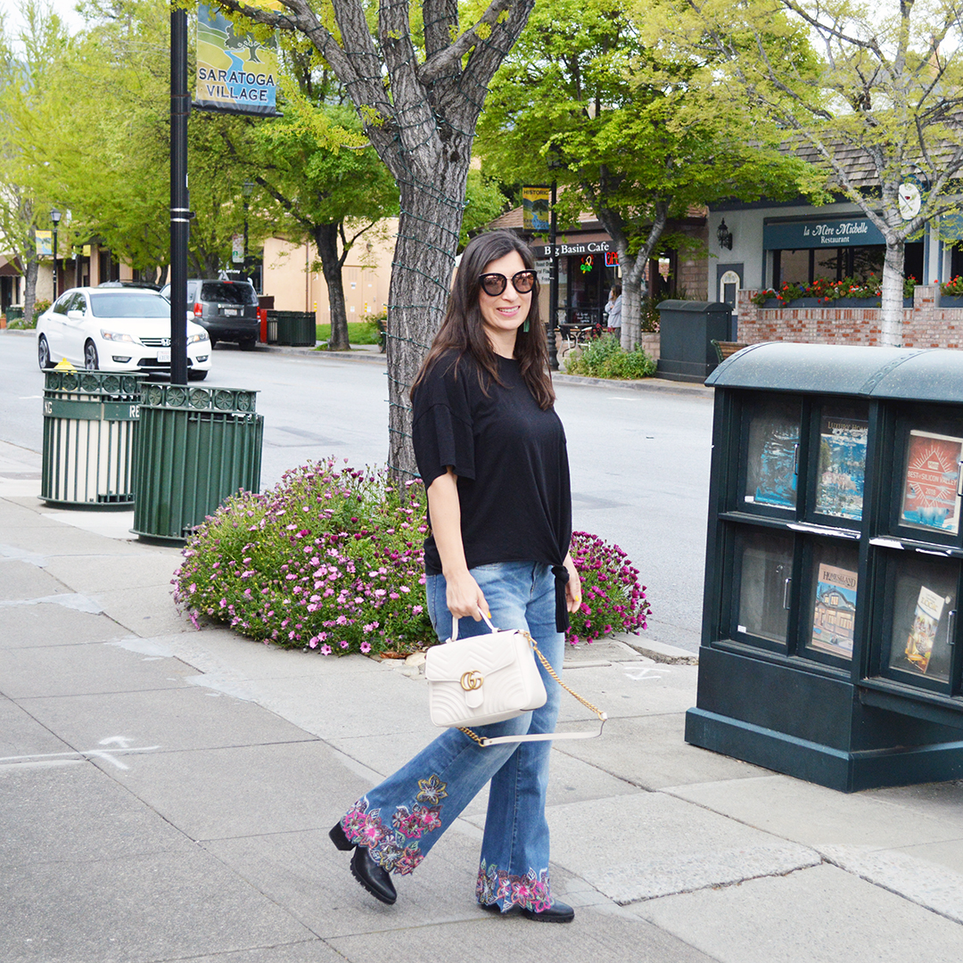 how to wear spring flares