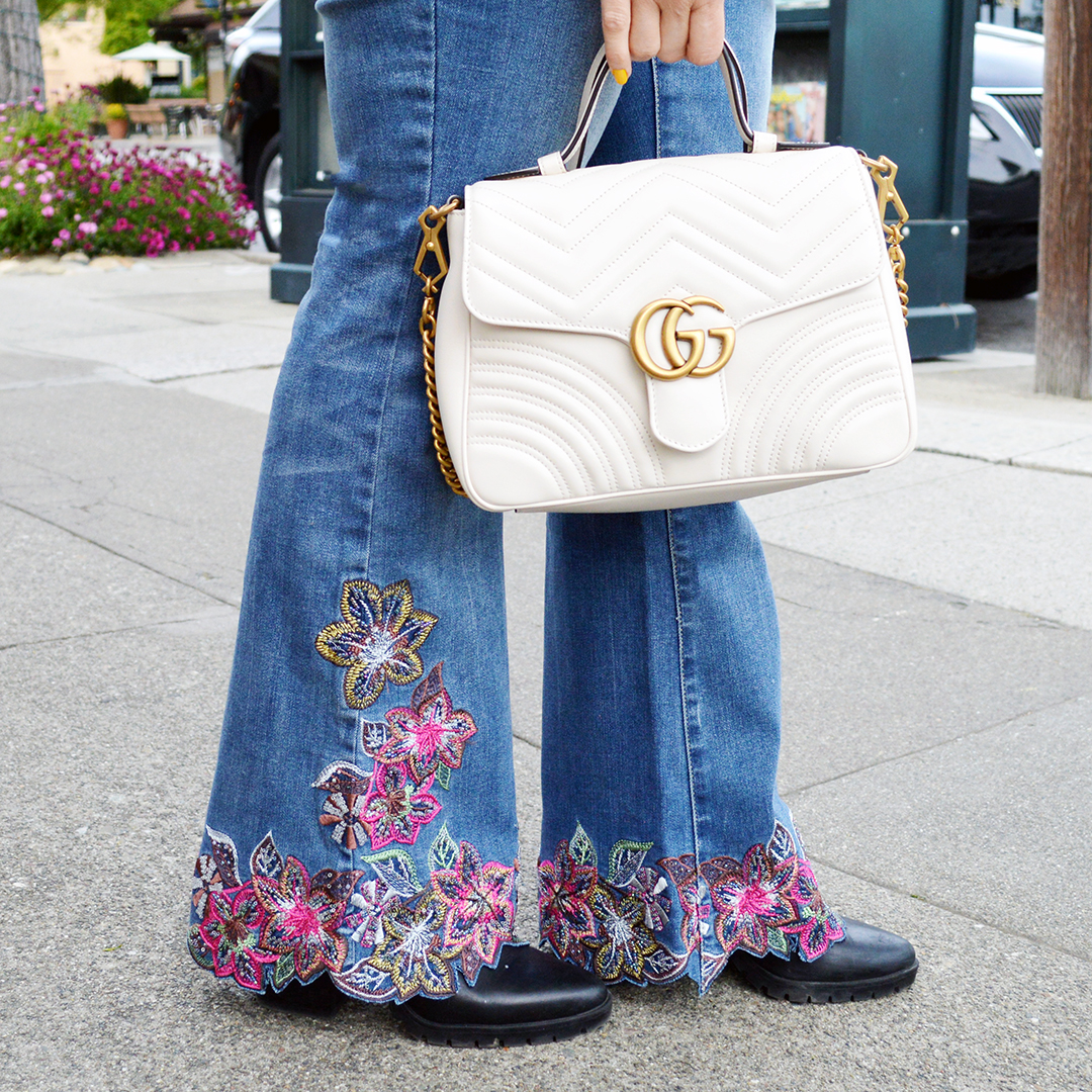 spring embellished denim trend