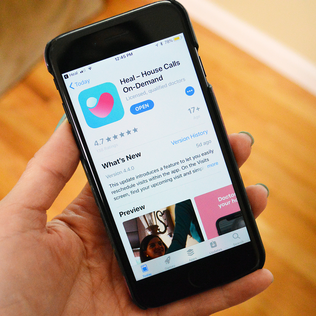how to use the heal app home doctor visits silicon valley bay area