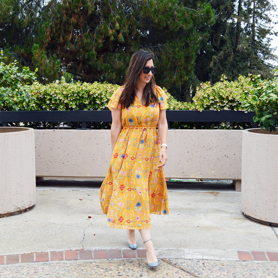 modcloth summer yellow dress