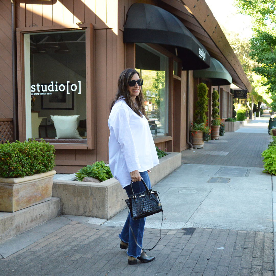 my white shirt Lafayette 148