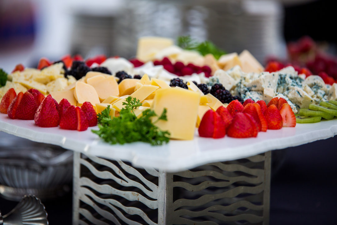cheese and fruit platter