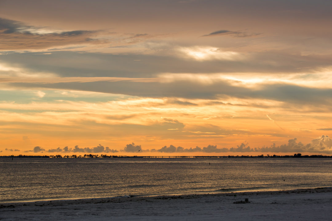 sunset fort myers beach florida