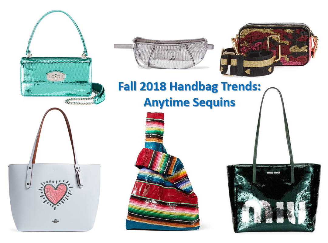 fall 2018 handbag trends anytime sequins