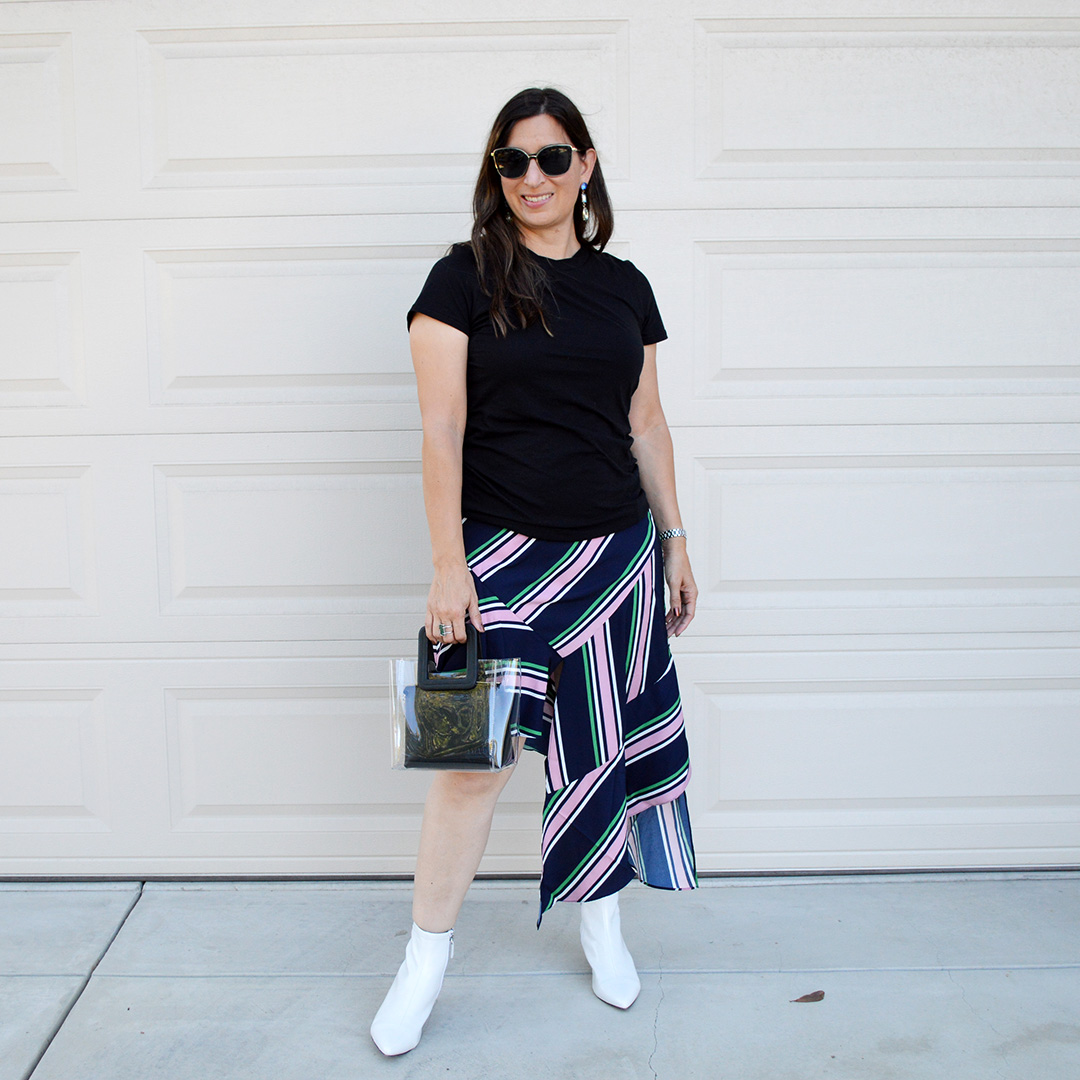 how to wear asymmetrical hemlines