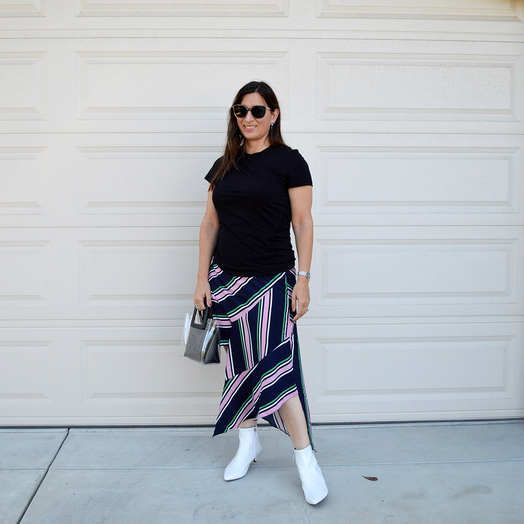 how to wear asymmetrical hemlines