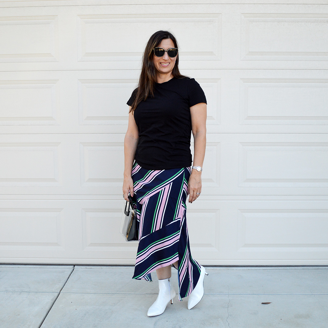 how to wear asymmetrical skirts