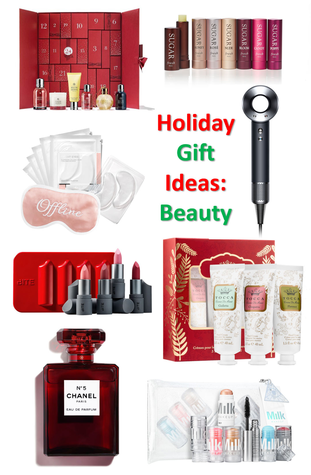 beauty gift ideas holidays 2018