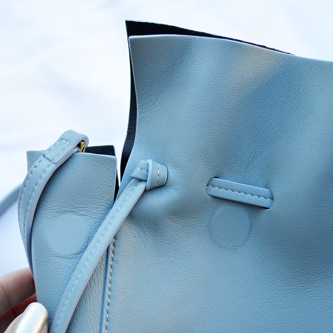 mansur gavriel lamb protea bag review