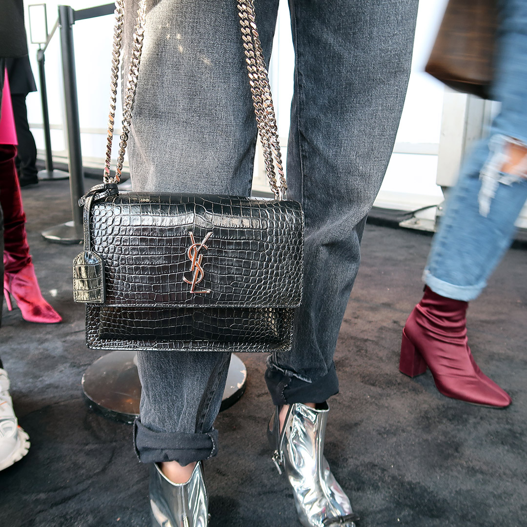 nyfw street style handbags