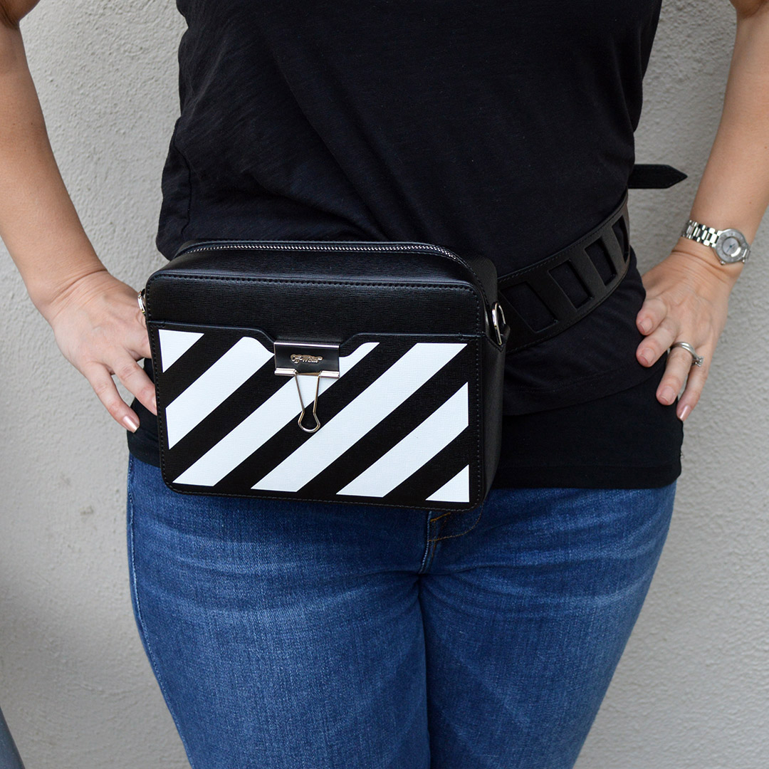 off white camera bag belt bag convertible