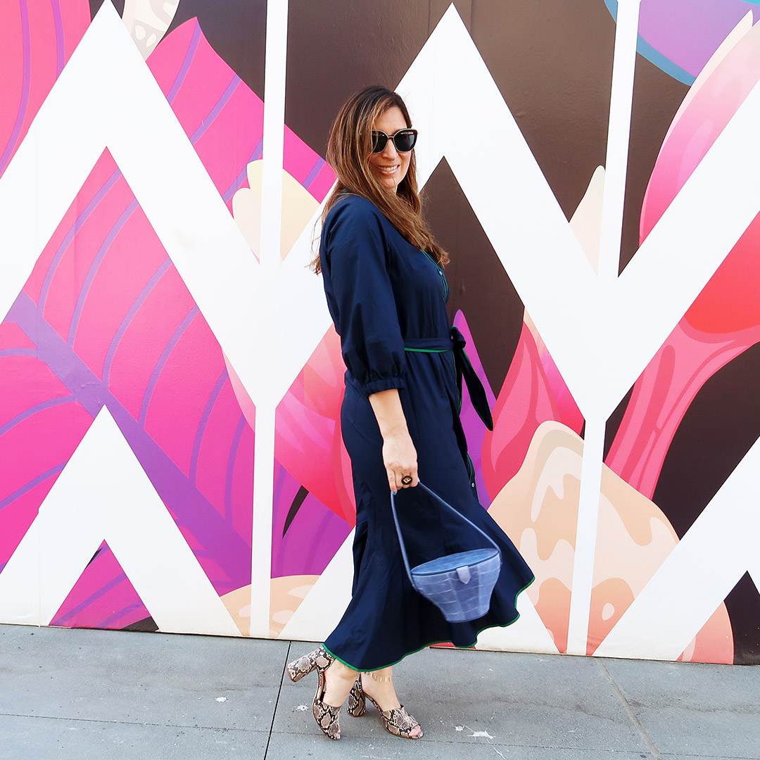 fluted bottom dress