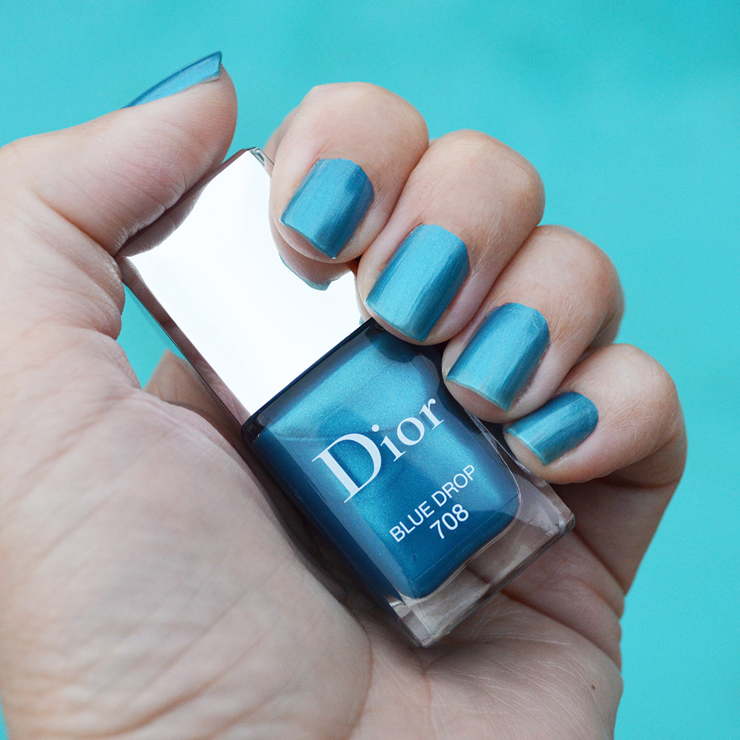 dior nail polish spring 2019 blue drop