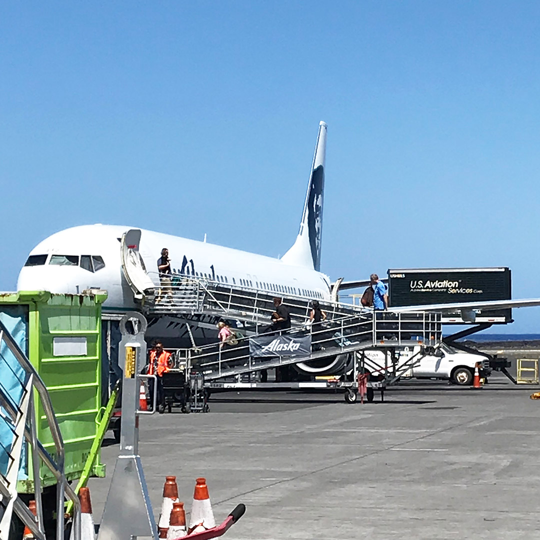 kona airport alaska airlines