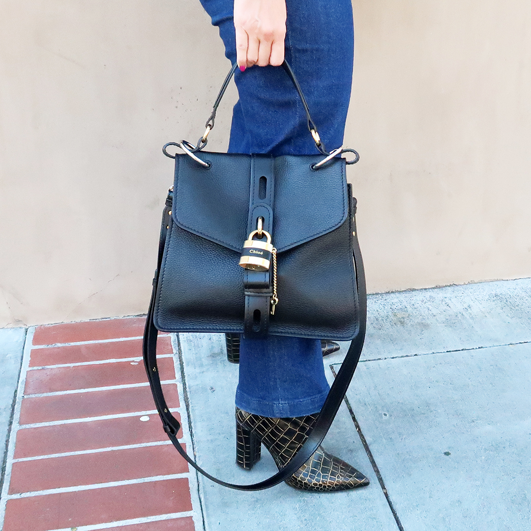paris texas boots chloe bag