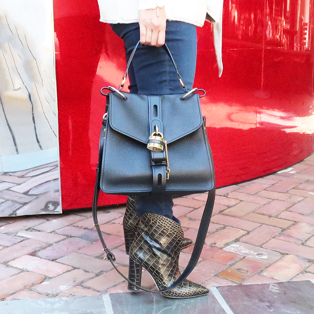 paris texas boots chloe bag