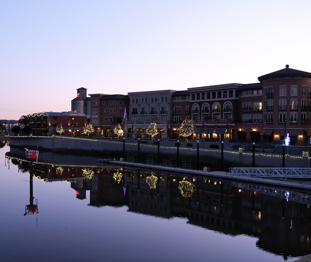 napa river sunset winter