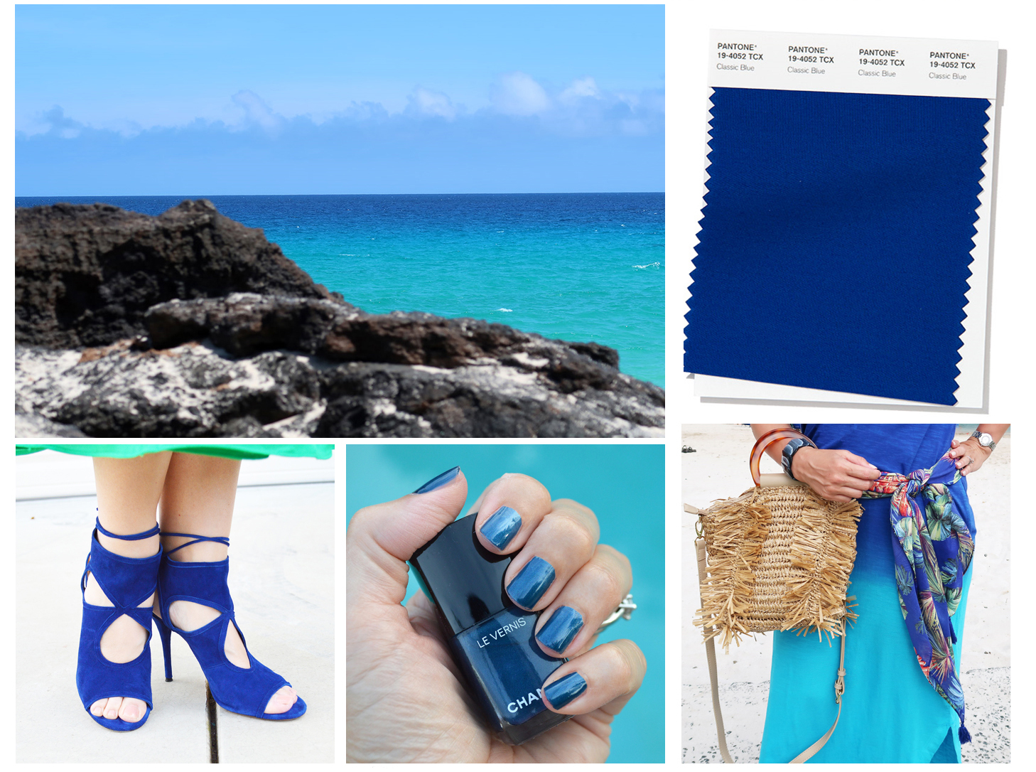 classic blue mood board color of the year 2020