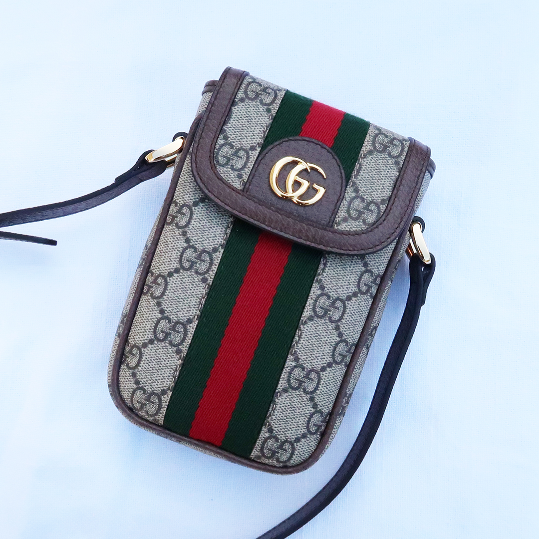 gucci phone case cross body bag
