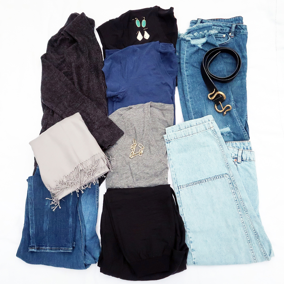 casual fall 2020 capsule wardrobe
