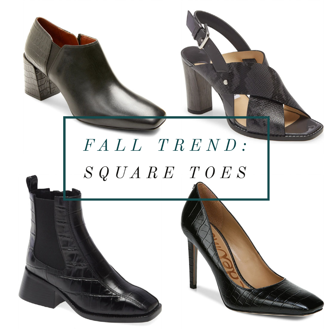 square toe shoes for fall 2020