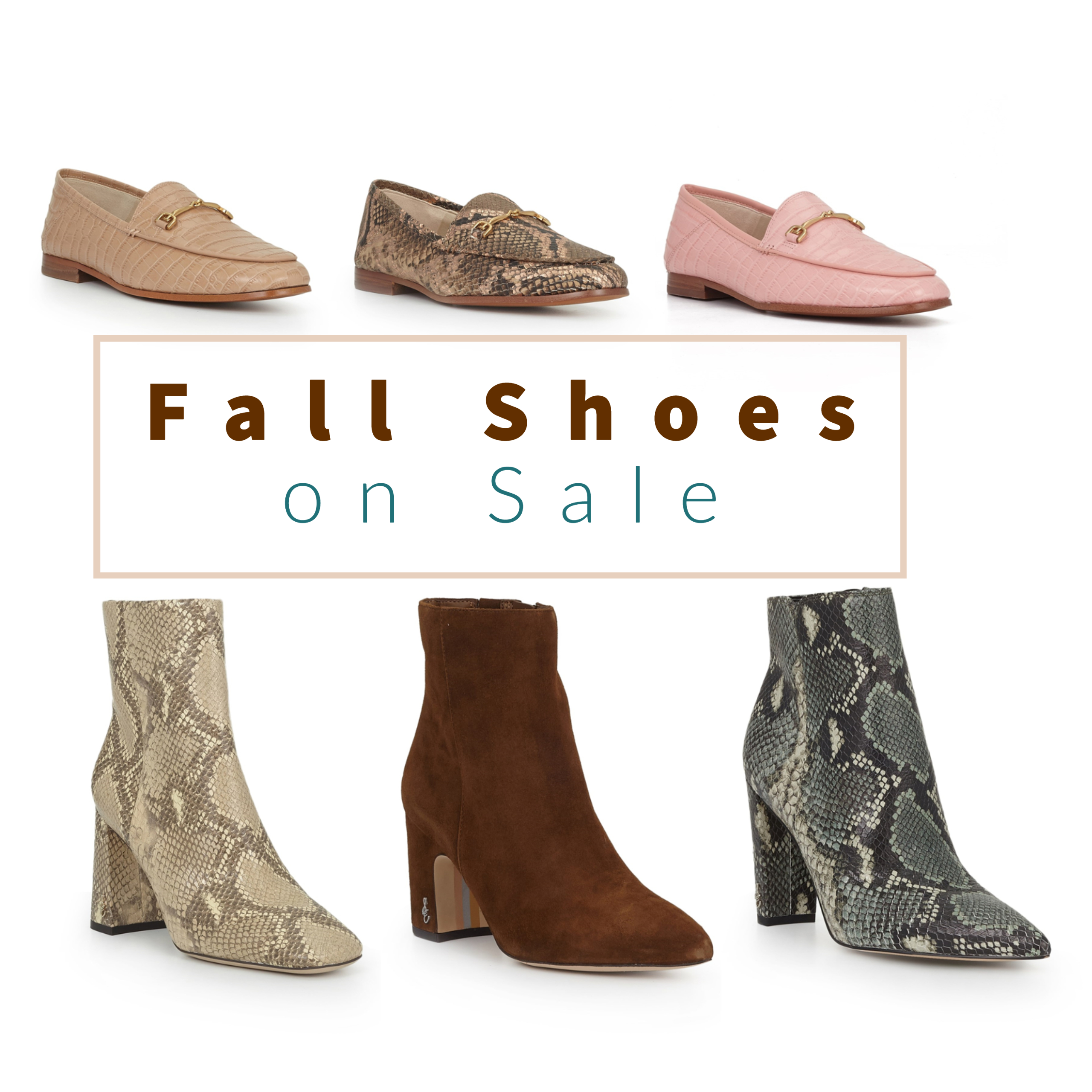 fall shoe sale