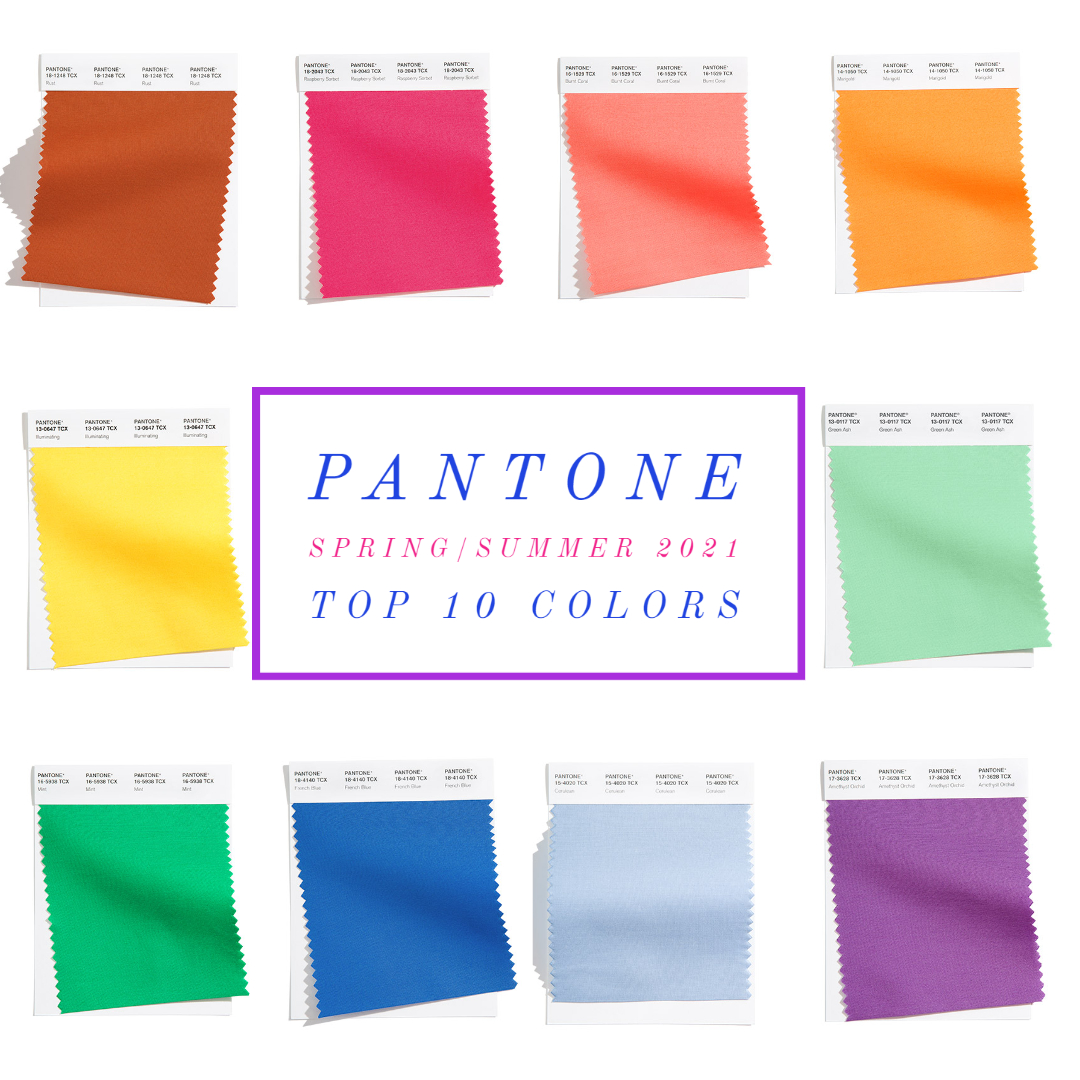 spring 2021 color trends pantone nyfw