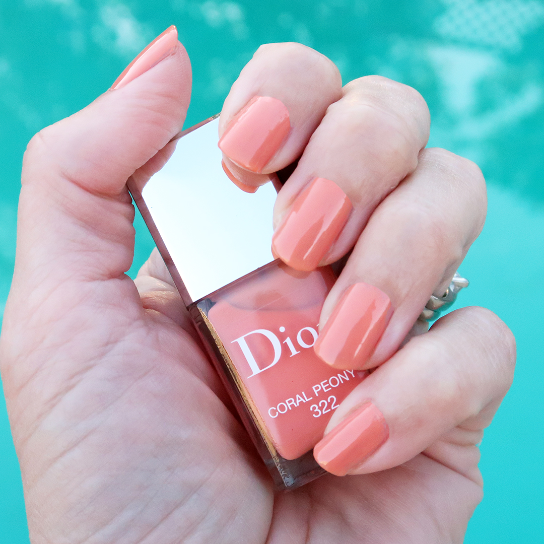 dior coral peony nail polish dior spring 2021 nail polish