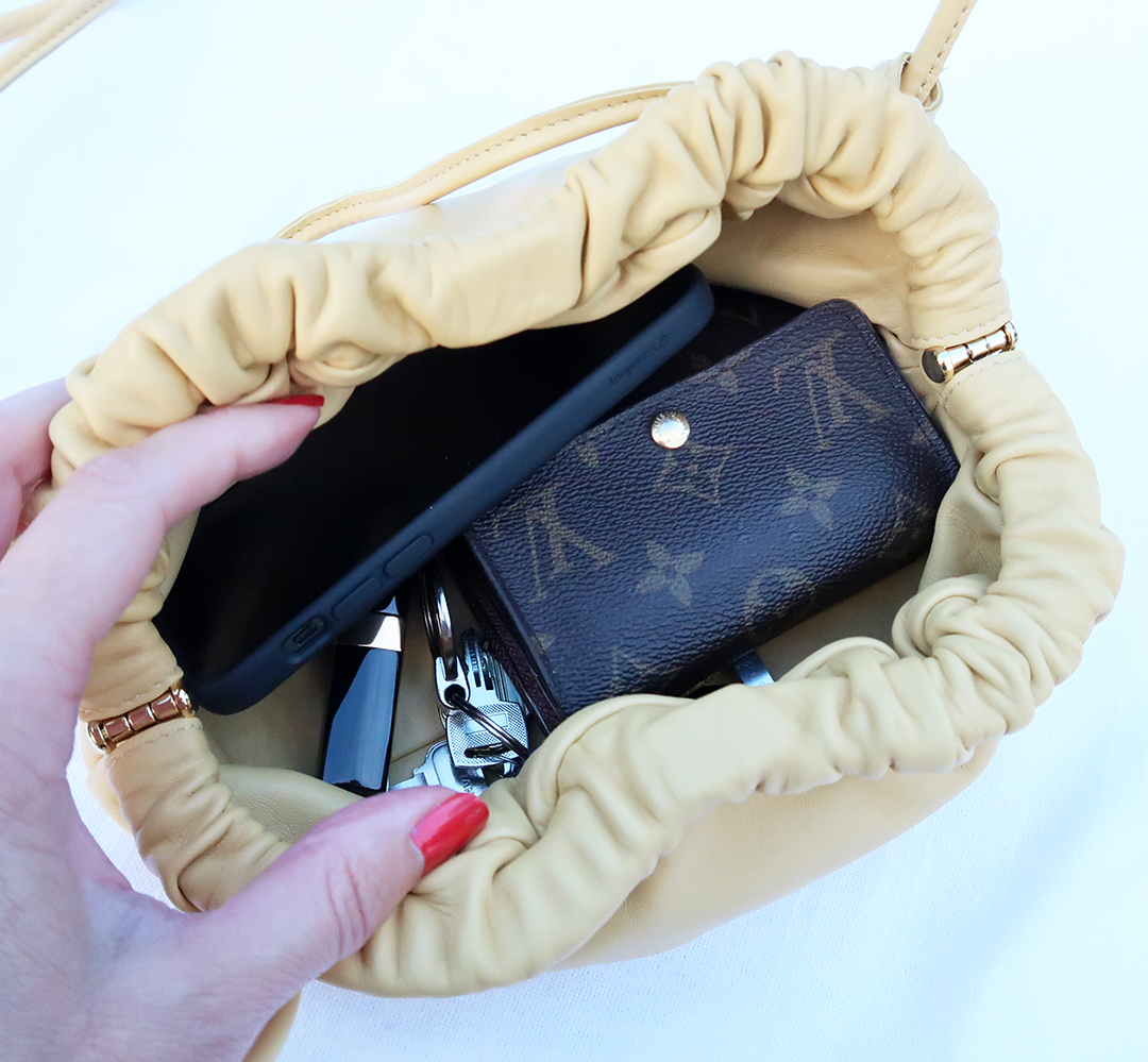 mansur gavriel mini cloud clutch practical