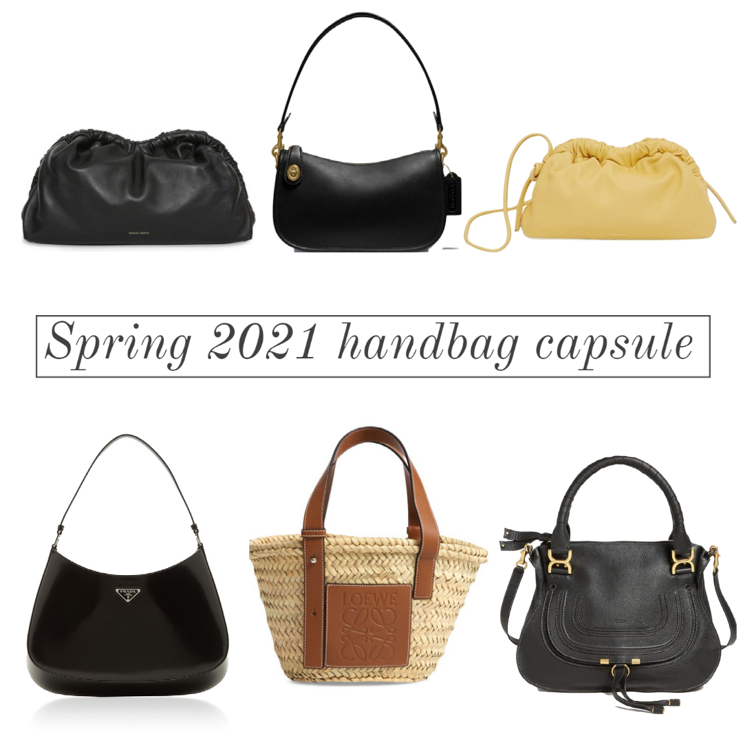 spring handbag capsule wardrobe