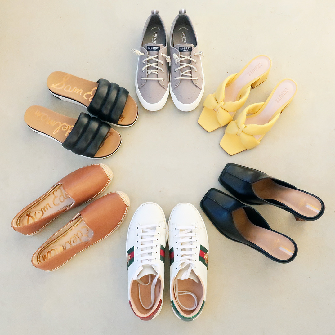 shoe capsule wardrobe spring 2021