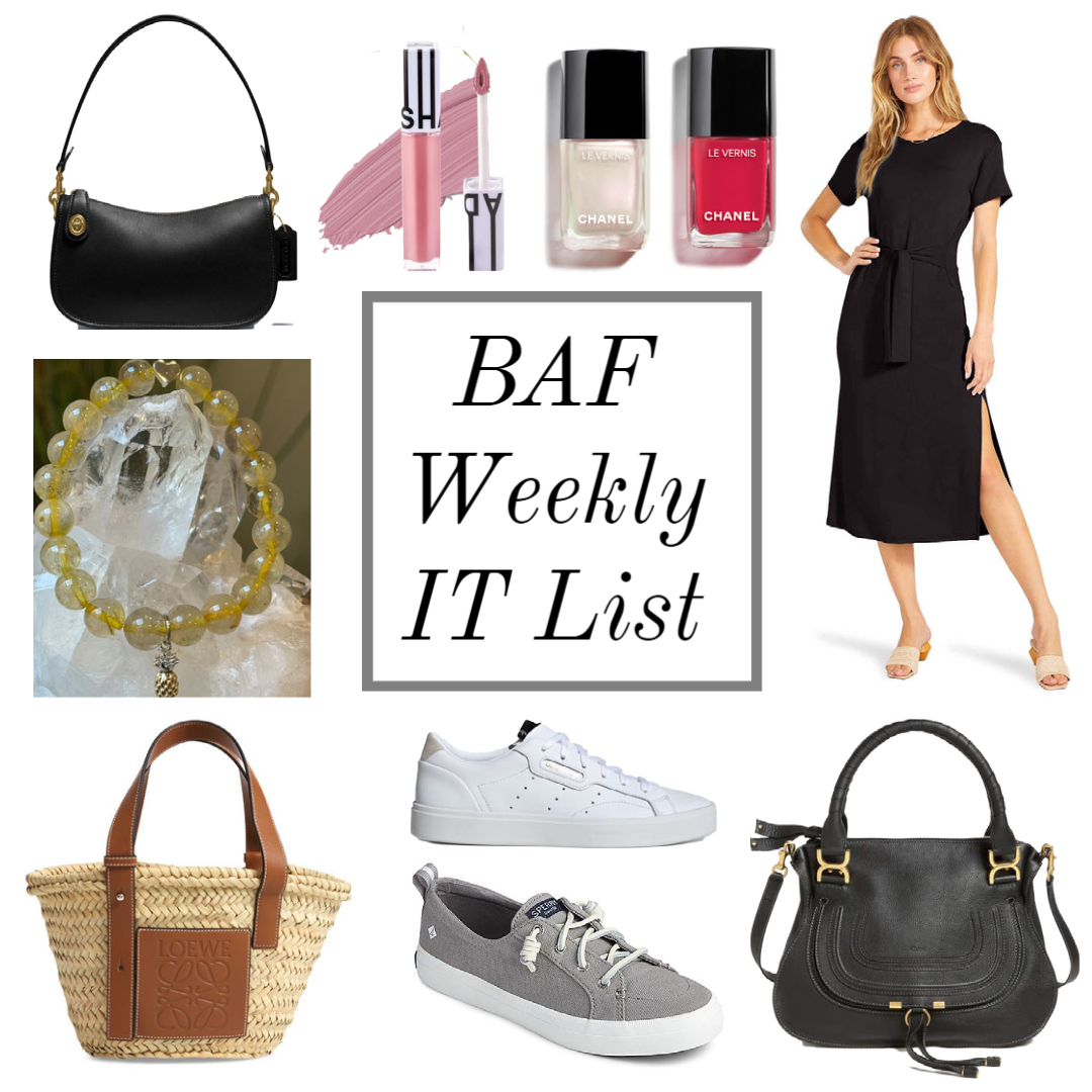 spring 2021 IT trends nail polish handbags shoes jewelry clothing dresses