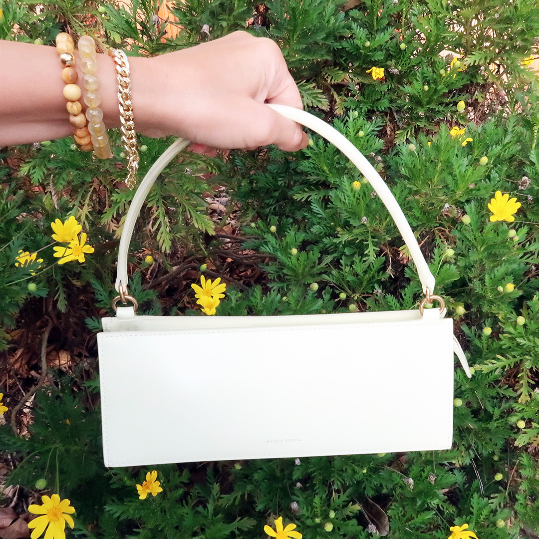 mansur gavriel pencil bag dressy handbag