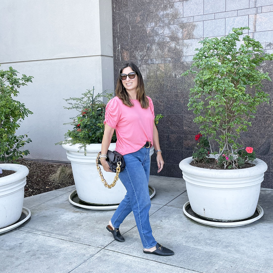 casual san jose street style puff sleeves chain pouch bottega veneta