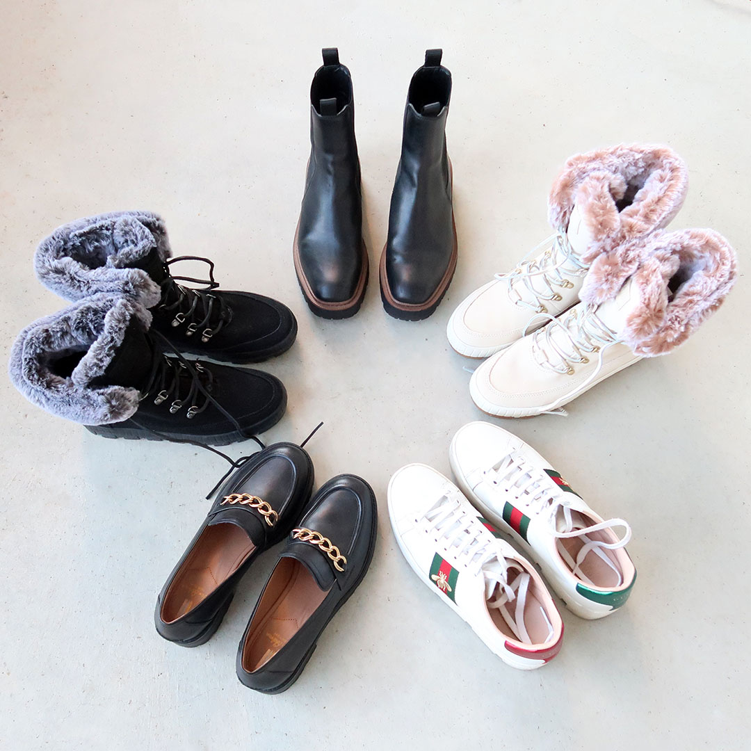 shoe capsule wardrobe winter 2022 trends