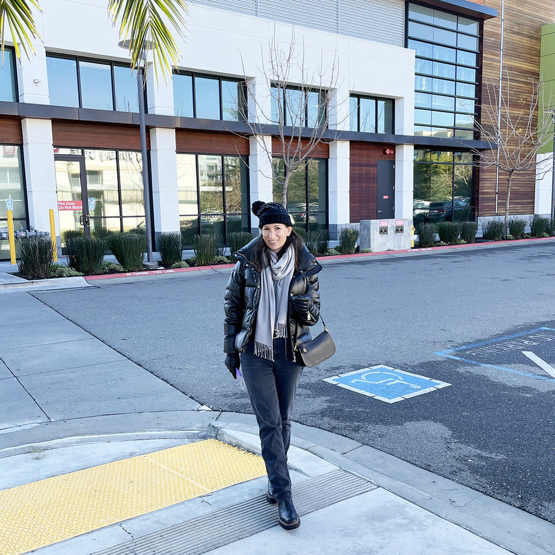 california casual winter street style
